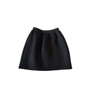 ALEXANDER MCQUEEN McQ Black Mesh Skater Skirt Size Small